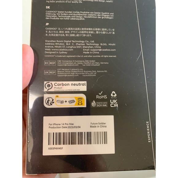 iPhone 14 Pro Max 6.7" Case Future Soldier CASEKOO X ZHC with MagSafe Stand AD3 - Picture 8 of 8